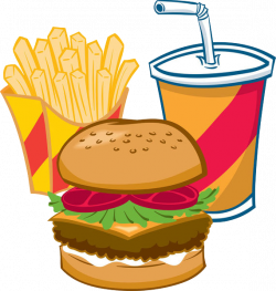 Hamburger Soft drink French fries Fast food Junk food - Fries Burger ...