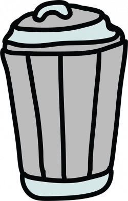 Waste container Cartoon Animation Clip art - Cartoon trash can Icon ...