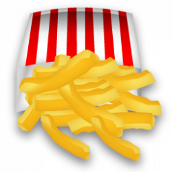 Crispy French Fries Icon, PNG ClipArt Image - Clip Art Library