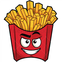 Cunning Evil Face French Fries Emoji | Diy in 2019 | Emoji ...