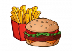 Hamburger French fries Cheeseburger Royalty-free Clip art - Crab ...