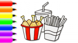 Coloring Pages : Clip Art French Fries Colorings Free ...