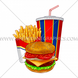 Fast Food | Production Ready Artwork for T-Shirt Printing