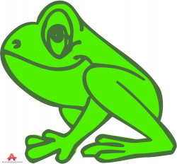 Outline colored frog clipart free design download - WikiClipArt