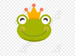 Cute Frog Clipart Prince - Frog Prince Png Transparent Png ...