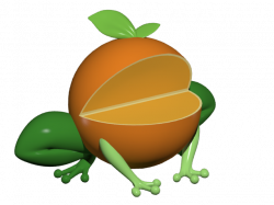 Orange Frog 3D Model by Clawed-Nyasu on DeviantArt