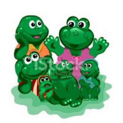 Merry Family of Frogs stock vectors - Clipart.me