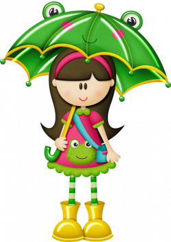 TBorges_RibbitRibbit_girl.png | Frogs, Clip art and Scrapbooks