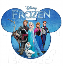 Disney Frozen cast in Mickey head ears INSTANT DOWNLOAD ...