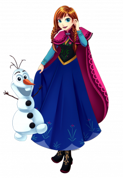 frozen___anna_and_olaf_by_tofuproductionz-d6y9amv.png (1280×1858 ...