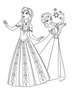 Disney Frozen Coloring | For the girls - Clip Art Library