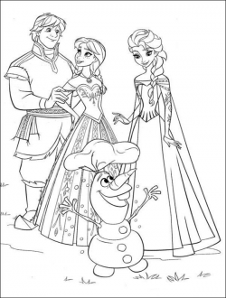 50 Beautiful Frozen Coloring Pages For Your Little Princess ...