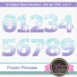 Frozen clipart numbers princess / Frozen clipart / Elsa Anna Clip art  numbers / Fozen Clipart princesses elsa anna age number snowflake snow