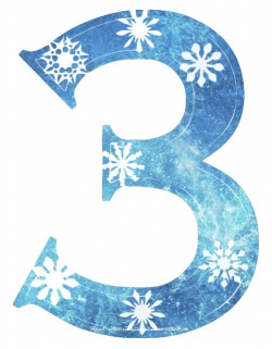 Frozen number 4 clipart - Clip Art Library