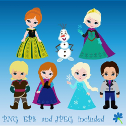 The Snow Queen,Snow Princess,Prince and Princess Digital ...