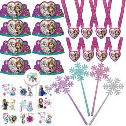 Wearable Frozen Princess Birthday Party Favors Supply Pack For 12 Guests  Perfect For Goodie Bag Fillers With Frozen Paper Tiaras, Snowflake Wands,  ...