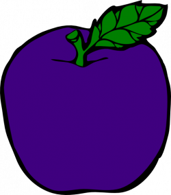 Purple Apple Clip Art at Clker.com - vector clip art online, royalty ...