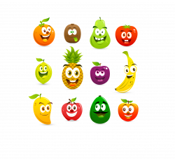 19 Fruits clipart smiley HUGE FREEBIE! Download for PowerPoint ...