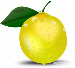 Clipart - lemon photorealistic