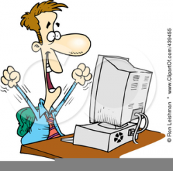 Free Frustrated Computer User Clipart | Free Images at Clker ...