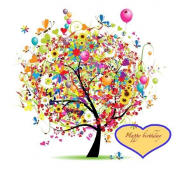 birthday tree | Holidays | Birthday wishes, Birthday tree ...