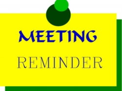 Meeting Reminder | Meeting Reminders/Notices | Pack meeting ...