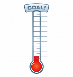 Fundraising Transparent Png Pictures - Thermometer Goal ...