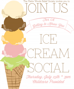 Ice Cream Social Poster | Pinterest | Ice cream social, Relief ...