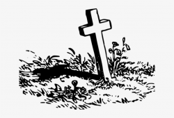 Cross Clipart Graveyard - Burial Funeral Clip Art PNG Image ...