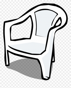 Furniture Clipart Almira - Plastic Chair Clipart Black And ...
