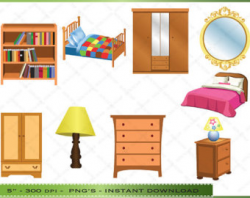 Bedroom furniture clipart 1 » Clipart Portal