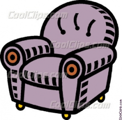 comfortable chair Vector Clip art