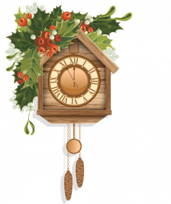 Cuckoo clock Christmas Clip art - Christmas clock 1001*1201 ...