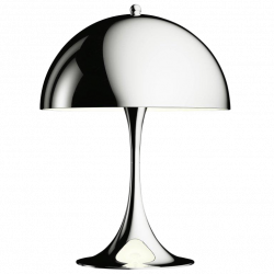 Verner Panton 'Panthella Mini' Table Lamp in Chrome for Louis ...