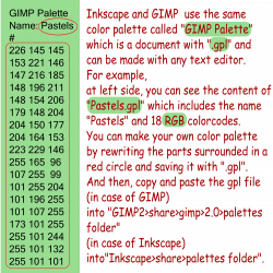 Clipart - GIMP Palette-gpl file-sourcecode