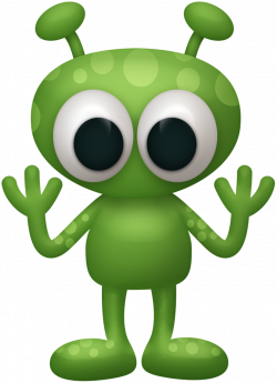 Alien.png | Monsters, Clip art and Easy paintings