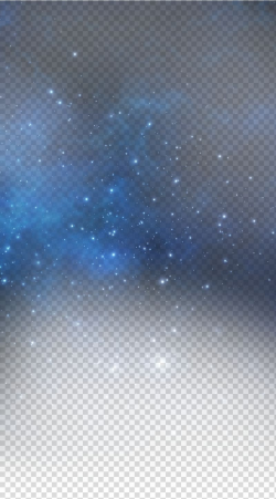 Blue Star Sky, Blue Star, galaxy illustration transparent ...
