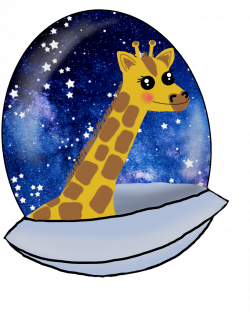 ftegiraffe giraffe galactic galaxy cosmic space ufo ali...