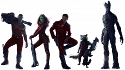 Guardians Of the Galaxy Full Team transparent PNG - StickPNG