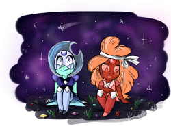 The Sun, the Moon and the stars by AbstractHolly on DeviantArt