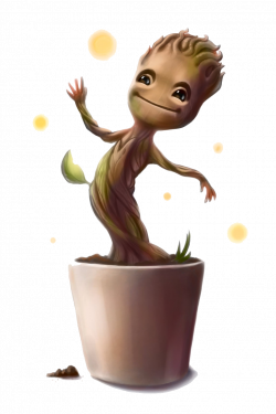 Guardians Of The Galaxy Clipart baby groot - Free Clipart on ...