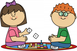 Kids Playing Board Games Clipart | Shop partiko.com Toys & Board ...