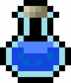 Clipart - Pixel Potion Blue