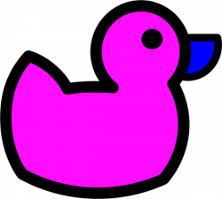 Pink Duck Clipart (12+)