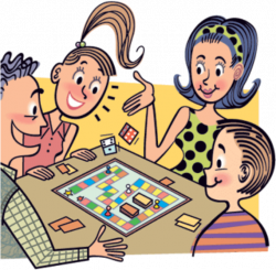 Spice Up Your Family Game Night - Family Game Night Cartoon ...