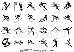 Stock Illustration - Olympic games. Clipart Drawing ...