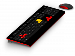 Clipart - Generic Gaming Keyboard/Mouse
