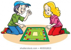 Kids playing board game clipart 2 » Clipart Portal