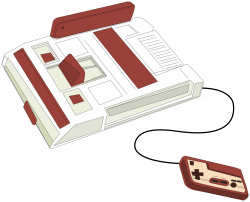 Clipart - Retro gaming console