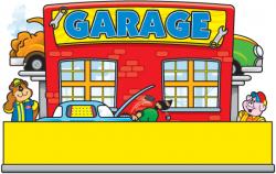 Car Garage Clipart